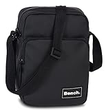 Bench Hydro Damen und Herren Bag Umhängetasche Tasche Handtasche Schultertasche Crossbody-Tasche, schwarz, 24 x 17 x 9 cm