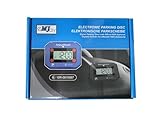 eMJay Digitale Parkuhr fürs Auto, elektronische Parkscheibe mit KBA-Zulassung, automatische Ankunftszeit, mit Display, inklusive Batterie und 3M Klebepads