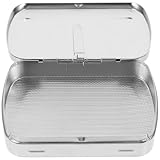 minkissy Hochwertige Zigarettenbox Aus Edelstahl Stilvolles Zigarettenetui Mit Exquisitem Design Robuster Zigarettencontainer Für Camping Und Unterwegs Zufälliger Stil