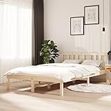 WRJENFSC Bodenbett Gästebett Möbel für Schlafzimmer Massivholzbett 120x200 cm Geeignet für Hotel, Studentenwohnheim, Villa, Wohnung