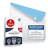 Blumtal® Inkontinenzunterlage waschbar 75x90 cm - Betteinlage für Babys - OEKO-TEX zertifizierte Inkontinenz Bettunterlage für Babys - Bettunterlage wasserdicht - Inkontinenzauflage 75x90 cm - 2er Set