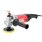 Granit-Diamant-Polierpads Betonpolierer, 1400 W, variable Geschwindigkeit, 10,2 cm, Nasspolierer & Schleifmaschine für Marmor, Steine, Pufferpolierer für Granit, Beton, 6 Gänge, Steinpolierer