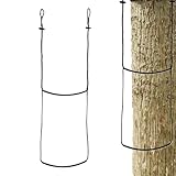 Seilleiter – 1,5 m Baumkletterstufe, verstellbare Gänseblümchenschnallen, leichter Gurt, für Feuerflucht, Hindernisparcours, Jugendliche und Kinder