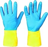 Industrie Gummihandschuh Stronghand KENORA blau-gelb Größe 11 lebensmittelgeeignet und chemikalienbeständig