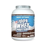 Body Attack 100% Whey Protein, Schokolade, 1er Pack (1x 2300g)