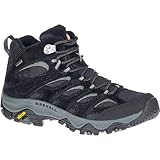 Merrell Herren Moab 3 Mid GTX Wanderschuhe, Black/Grey, 43.5 EU