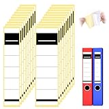 120 Stück Professionelle Ordnerrücken Selbstklebend Set,Perfekt für Ordner Rückenschilder, Archivierung und Organisation,Ordneretiketten– (5,4x19 cm & 3,6x19 cm)