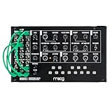 MOOG Mavis - Standalone semi-modulares Analog-Synthesizer-Kit mit Keyboard, Analog-Oszillator, Filter, Hüllkurvengenerator, Wavefolder, Staubschutz