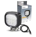 HELLA Valuefit S3000 LED Arbeitsscheinwerfer 12 - 24Volt - 3000 echte Lumen stark - IP67 wasserdicht - Offroad Scheinwerfer für Traktor Auto LKW SUV UTV ATV - 1GA 357 109-002