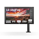 LG 32UN880K Monitor 32 Zoll Ultra HD 4K Ergo, IPS, 3840x2160, HDR 10, DCI-P3 95Prozent, Ergo Stand in alle Richtungen verstellbar, Stereolautsprecher 10W