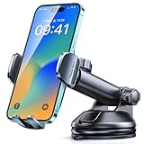 CIRYCASE Handyhalterung Auto, [Hervorragender Halt] 360° Drehbarer Handy Halterung Auto, Ultrastarke Klebrige Gelunterlage & Schneller EIN-Knopf-Release, Handyhalter Auto für 4''-7'' Handys
