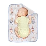 Babybett Matratzenauflage, Matratzenschutz Für Babybett, Auslaufsichere waschbare Beistellbettmatte für Urinschutz bei Töpfchentraining, Reise und Nachtschutz