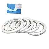 Warmhm 5 Stück Doppelseitiges Klebeband Selbstklebend für Basteln Scrapbooking Fotografie und Bürobedarf Starke Haftung Glatten Oberflächen