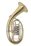 Roy Benson Bb-Bariton BH-202 (mit Ø 26 cm Schallbecher, Neusilber Komponenten, 4 Zylinderventilen, Präzision und erstklassiger Klang, im leicht transportierbaren Formetui)