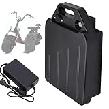 JCCHT 60 V 25 AH 20 AH 15,6 AH 12 AH Elektrofahrrad-Motorradbatterie im Li-Ionen-Akku für 500 W-1500 W Moped-Dreiradmotoren mit Ladegerät und BMS,60v15.6ah