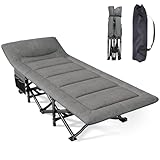 Mopaicot Furn Campingbett feldbett klappbar, Faltbar Gästebett bis 200 kg für, Indoor, Outdoor und Garten