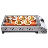 MEELRYD Elektrogrill, 2500 Watt Tischgrill Elektrisch, Elektrogrill Balkon mit Kontrollleuchte für draußen, Electric Grill für Camping, Picknicks, Kochen im Garten