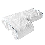 Xinsheinelry Paarkissen Mit Arm Rest Memory Foam Anti Handdruck Hals Schmerz Relief Gewölbte Schlafende Kuschelgehendekissen