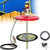 JINTAOMA Pneumatische Fettpumpe In IndustriequalitäT, Automatische Fettpressen FüR Werkzeuge, Fettpumpen Mit 0,85 L/Min FöRderleistung, DruckverhäLtnis 50:1 FüR BAU, Automobil Und Maschinen