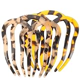 ULTECHNOVO 2 Stück Vintage Steckkämme aus Acetat mit Leopardenmuster Modische Multifunktionale Haarkämme für Damen Geeignet für Hochsteckfrisuren Party Alltag und Festlichkeiten