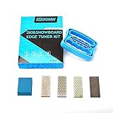 xcman Freeride Snowboard Edge Wate Tuning Kit Diamant File Guide Gummi Schleifmittel Block