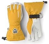 Hestra Heli Ski 5-Finger Handschuhe Skihandschuhe Fingerhandschuhe gelb 8 HS
