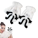 Thermohandschuhe, Fäustlinge - Warme fingerlose Fäustlinge,Tragbare handwärmende Handschuhe, dicke Winterhandschuhe für Weihnachten, Valentinstag