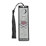 GlamRays Buchliebhaber Geschenke für Frauen Weihnachts Lesezeichen Lustige Lesezeichen für Frauen Männer Tarot Lesezeichen Skelett Tarot Karten Lesezeichen Horror Geschenke