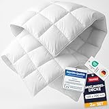 Blumtal Ganzjahresdecke 135x200 cm im 2er Set - Oeko-TEX zertifizierte Bettdecke Ganzjahr - Alljahresdecke 135x200 cm - Bettenset 135x200 2 teilig Füllmenge 300 GSM - Bettdecke 135x200 2er Set