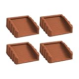 Praktische, stabile Gummi-Türstopper mit doppeltem winddichtem Design, geeignet für Zuhause und professionelle Einstellung, Gummi-Türkeile, 4 Stück