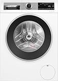 BOSCH WNG24441 Waschtrockner Serie 6, Frontlader mit 9-6kg Fassungsvermögen, 1400 UpM, EcoSilence Drive, Fleckenautomatik, Iron Assist, SpeedPerfect, AutoDry, Weiß, 60cm