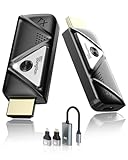 Wireless HDMI Transmitter and Receiver, 1080P Low Latency Reichweite bis 30m, Drahtloses HDMI Funkübertragung für Streaming Video Audio File von, Laptop, PC zu HDTV, Projektor