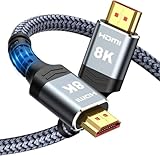 Highwings 8K @ 60 langes HDMI-Kabel, 152 cm, 48 Gbit/s 2.1, High-Speed-Gaming-HDMI-Kabel, 4K120, 144 Hz, RTX 3090 eARC HDCP 2.2 & 2.3, kompatibel für PS5, SoundBar, AVR, UHD TV