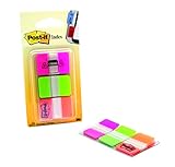 Post-It Index Strong Ablagetabs, Standard, 25.4 mm x 38.1 mm, 66 Haftstreifen/Spender, 1 Spender/Packung