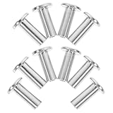 SHINEOFI 10 Stück Edelstahl Schutzhülsen für Stahlseil Langlebig und Rostfrei Einfache Montage Vibrationshemmend für Geländer spanndraht DIY und Kabelschutz