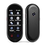 Adelagnes Z8 Sprachübersetzer Gerät,Übersetzungsgerät mit Sprachausgabe Translator,Übersetzer Echtzeit 138 Sprachen und Akzente mit WiFi/Offline/Foto Unterstützung für Reisen,Lernen und Business,Black