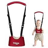 Vicloon Lauflernhilfe Gehhilfe für Baby,Einstellbare Baby Laufgeschirr mit Sicherheitsverschluss und Magischen Aufklebern,Atmungsaktiv Stehen Gehen Lernen Helfer Sicherheitsleinen für Bay 8-18 Monate