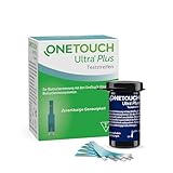 OneTouch Ultra® Plus Blutzuckerteststreifen I 50 Stück I 1 Packung I zur Blutzucker-Messung bei Diabetes (Zucker-Krankheit)