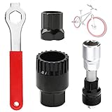 AFAIK Bicycle Crank Puller and Bottom Bracket Tool with Wrench Bicycle Crank Tool Set Bicycle Crank Removal Tool Crank Puller Tool Bicycle Crank Arm Remover Wrench Repair Tool Kit