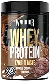 Warrior Whey Proteinpulver 500 g (bis zu 36 g Shake) – Muskelaufbau- und Erholungsgetränk – zum Genießen nach dem Training – köstlich und reich an Aminosäuren – 20 Portionen (Doppelschokolade)