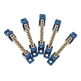 Angoily Auto Boot Marine Erdungsverteiler Terminal Block Bus Bar Aus 6 Fach Klemmen Für Zuverlässige Stromverteilung Fahrzeugen Und Booten