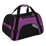 Huxibai Pet Bag Carrier, Transporttasche für Reisen, leicht, ergonomisch, atmungsaktiv für Wandern, Outdoor-Aktivitäten, Spaziergänge und Camping für Hunde und Katzen