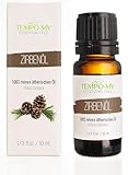 TEMPO-MV Essential Oils - Ätherisches Zirbenöl (Swiss Pine) – Naturreines Öl vom Schweizer Steinbaum – Frisch, Holzartig & Erdig – Ideal für Aromatherapie & Massagen – 10ml Glasflasche