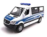 Welly Mercedes Benz Sprinter Polizei Modellauto Auto Lizenzprodukt 1:34-1:39