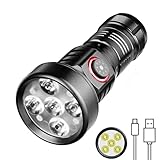 Wurkkos Taschenlampe 2000 Lumens Wiederaufladbar,Rot Und WeißEs Licht Led 5 Modelle Wasserdichte Mini Taschenlampe Mit Typ C Ladeanschluss,Sehr Helle Taschenlampe Camping,Wandern,Notfall