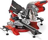 Einhell Akku-Zug-Kapp-Gehrungssäge TE-SM 36/8 L Li-Solo Power X-Change (36 V, max. 65 mm x 305 mm Schnitttiefe/-breite, Ø 216 mm Sägeblatt, neigbarer Sägekopf, ohne Akku)
