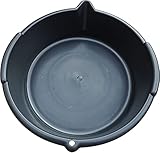 Schattec 8L Ölauffangwanne Ölablasswanne Öl Auffangwanne runde Kunststoffwanne