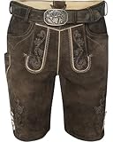 Spieth & Wensky Kurze Lederhose Everest Dunkelbraun 54