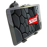 scozzi Tablet Halterung Auto Saugnapf Scheibe vorne KFZ Halterung Halter universal kompatibel mit Apple iPad,Lenovo,Samsung Galaxy Tab S7 S6 A7 A E P12 P11 Yoga 13 11 M10 M8 FE Lite Air Mini Plus Pro