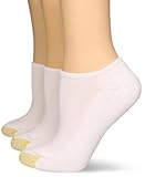 Gold Toe No Show Damen Socken Sportsocken Liner, 3er-Pack, Gr. 9